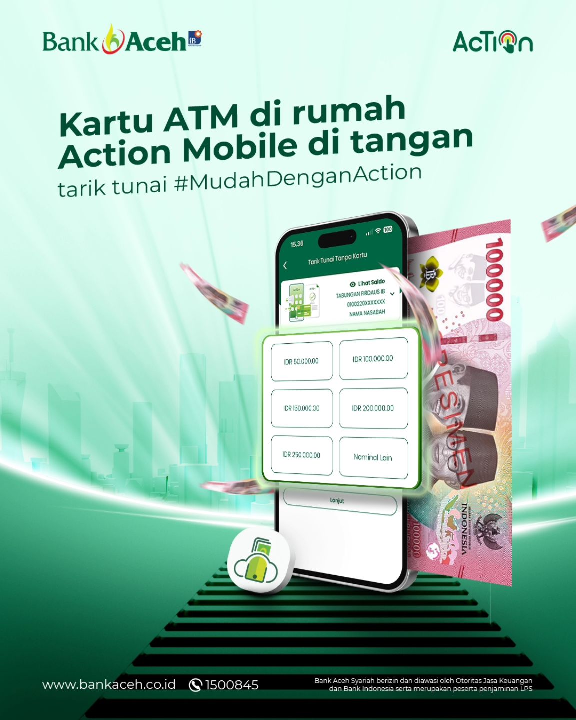 Kartu ATM di Rumah, Action Mobile di Tangan