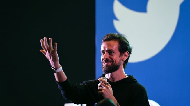 Mantan CEO dan pendiri Twitter, Jack Dorsey. FOTO/AFP/Prakash Singh