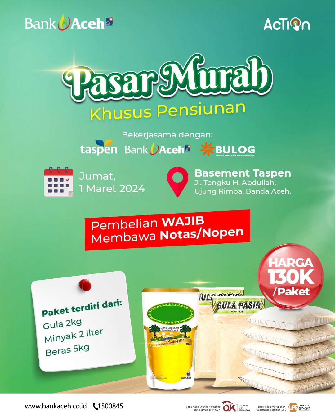 Pasar Murah Khusus Pensiunan