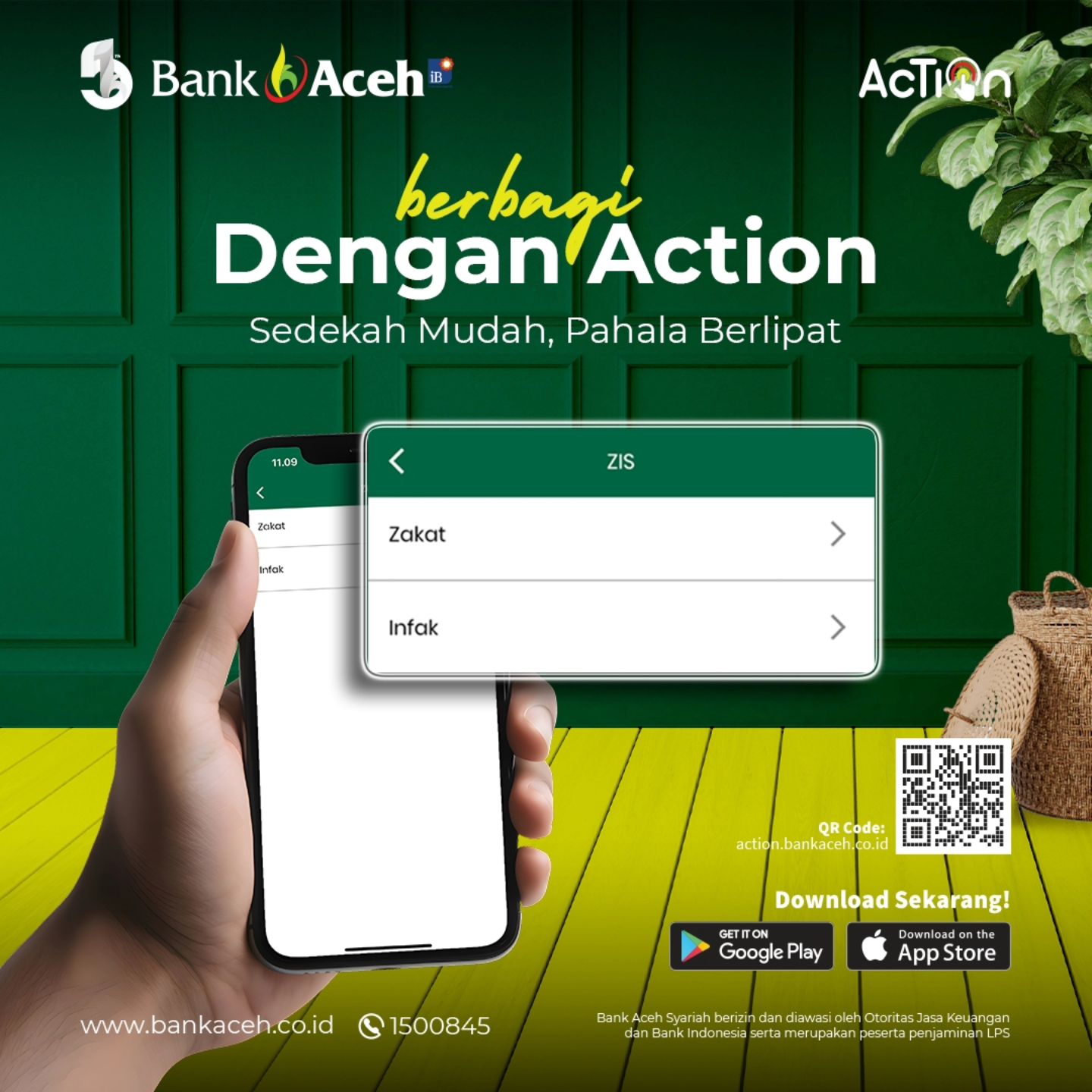 Berbagi dengan Action - Sedekah Mudah, Pahala Berlipat