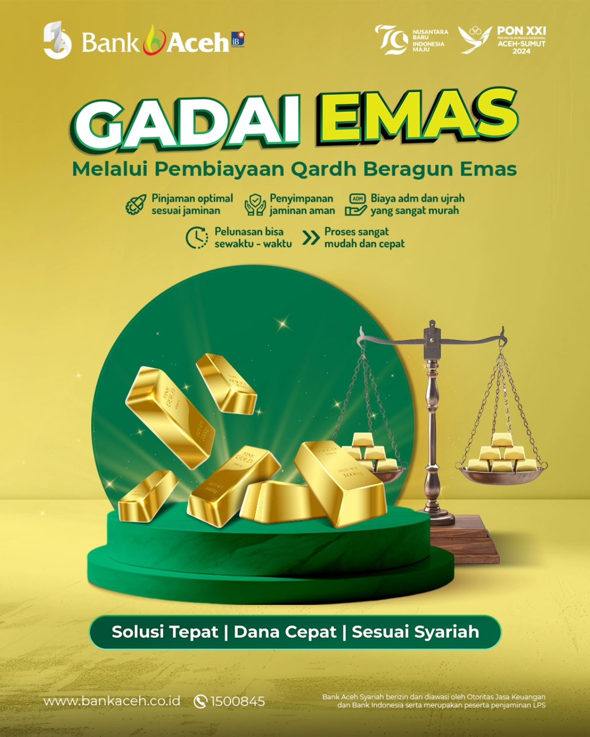 Gadai Emas melalui Pembiayaan Qardh Beragun Emas