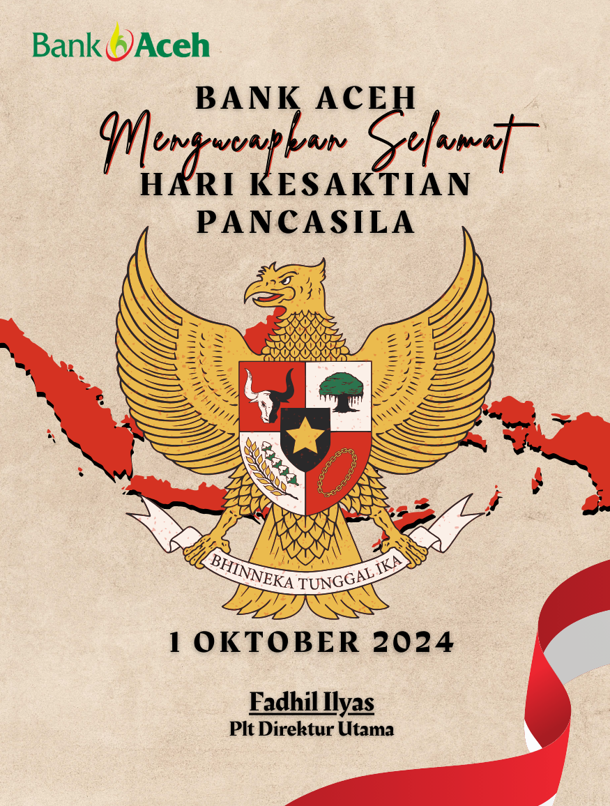 Hari Kesaktian Pancasila dari Bank Aceh Syariah 